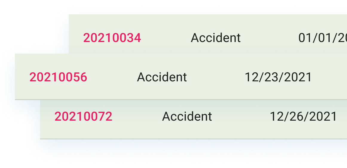 Accidents Board screenshot